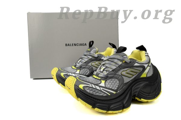 Balenciaga 10XL Sneaker In Grey/Yellow 784342 W2MV2 0511 - Image 10