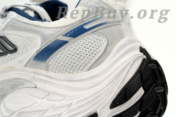 Balenciaga 10XL Sneaker In White/Black/Blue 784342 W2MV2 1219 - 图片 5