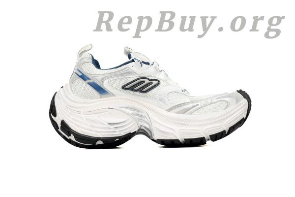 Balenciaga 10XL Sneaker In White/Black/Blue 784342 W2MV2 1219 - 图片 2
