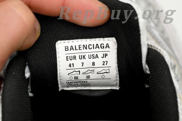 Balenciaga 10XL Sneaker In White/Black/Gris 784342 W2MV2 9110 - 图片 5