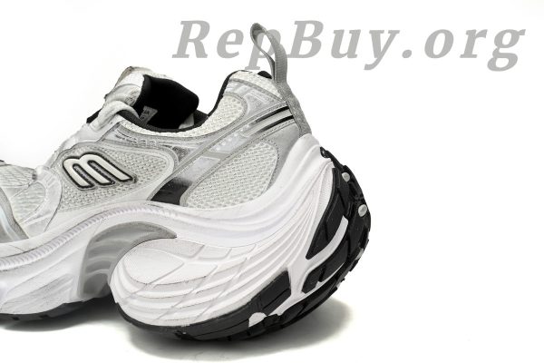 Balenciaga 10XL Sneaker In White/Black/Gris 784342 W2MV2 9110 - 图片 8