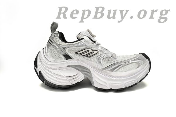 Balenciaga 10XL Sneaker In White/Black/Gris 784342 W2MV2 9110 - 图片 2