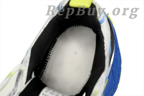 Balenciaga 10XL Sneaker In White/Blue/Fluorescent Green 784342 W2MV2 7019 - Image 5