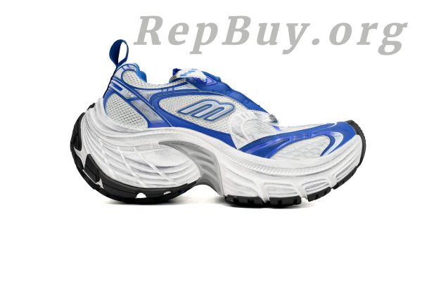 Balenciaga 10XL Sneaker In White/Gray/Black/Blue 784342 W2MV2 1214 - 图片 2