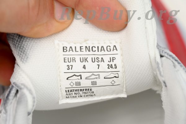 Balenciaga 10XL Sneaker In White/Red/Orange 784342 W2MV2 9670 - 图片 7