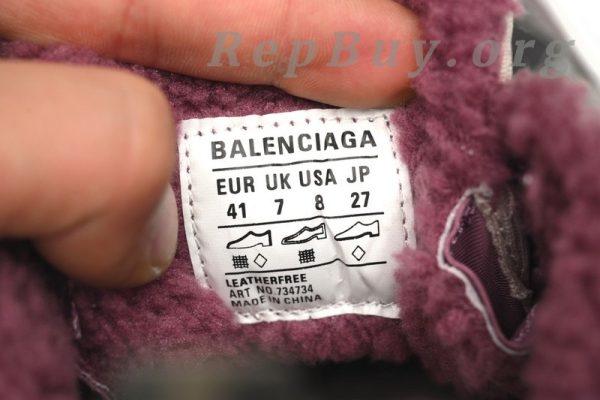 Balenciaga 3XL Purple Ice Velvet 734734 W3XL2 1269 - 图片 8