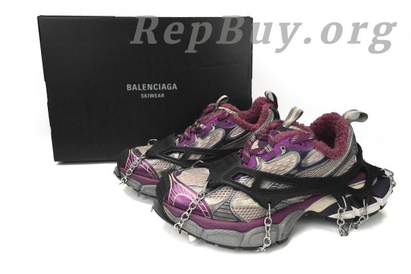Balenciaga 3XL Purple Ice Velvet 734734 W3XL2 1269 - 图片 13