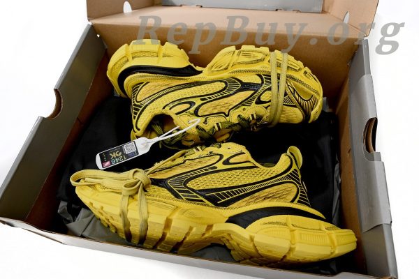 Balenciaga 3XL Sneaker Black Yellow 734734 W3XL2 7010 - 图片 11