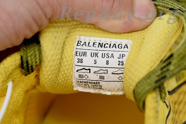 Balenciaga 3XL Sneaker Black Yellow 734734 W3XL2 7010 - 图片 8