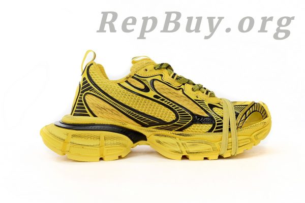 Balenciaga 3XL Sneaker Black Yellow 734734 W3XL2 7010 - 图片 2