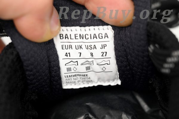 Balenciaga 3XL Sneaker Cham All Black 734734 W3XL1 1010 - 图片 8