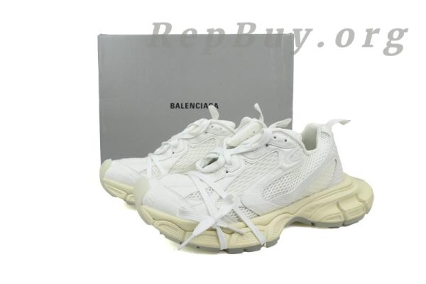 Balenciaga 3XL Sneaker Low-Top White 734734 W3XLG 9001 - 图片 11