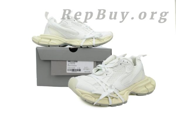 Balenciaga 3XL Sneaker Low-Top White 734734 W3XLG 9001 - 图片 12
