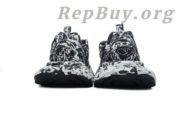 Balenciaga 3XL Sneaker Luminous Black Graffiti 734731 W3XDC 0236 - 图片 3