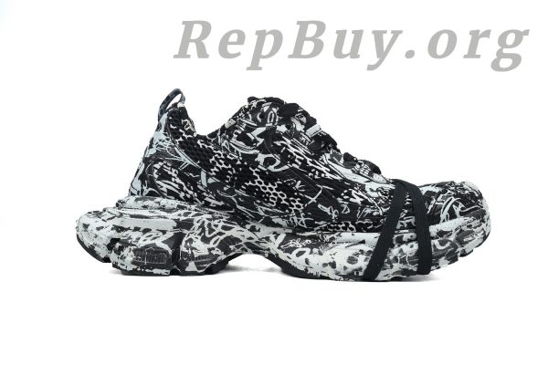 Balenciaga 3XL Sneaker Luminous Black Graffiti 734731 W3XDC 0236 - 图片 2