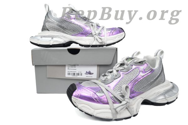 Balenciaga 3XL Sneaker Purple Silver 734734 W3XL5 1259 - 图片 12