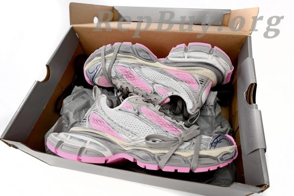Balenciaga 3XL Sneaker Silver Pink 734731 W3XL5 9050 - 图片 13