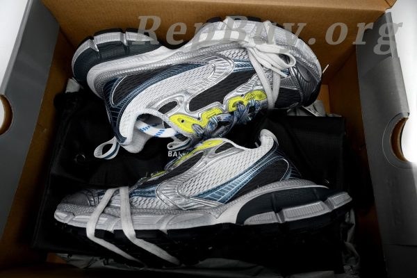 Balenciaga 3XL Sneaker White Silver Black Blue 734731 W3XL5 9047 - 图片 10