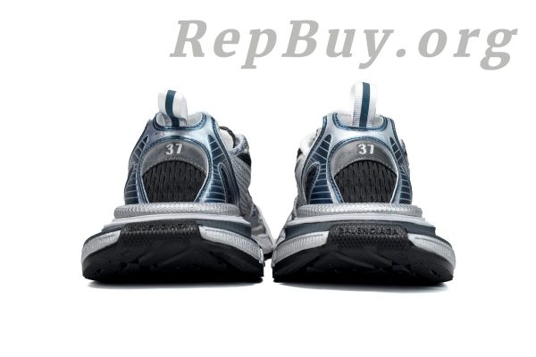 Balenciaga 3XL Sneaker White Silver Black Blue 734731 W3XL5 9047 - 图片 3