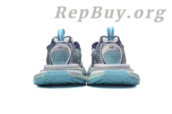 Balenciaga 3XL Sneaker White Silver Blue 734731 W3XL5 4095 - 图片 3