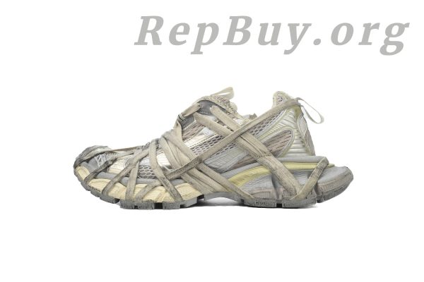 Balenciaga 3XL Sneaker Worn-Out - Brown Grey 778698 W3XLL 9191