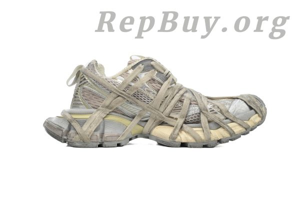Balenciaga 3XL Sneaker Worn-Out - Brown Grey 778698 W3XLL 9191 - 图片 2