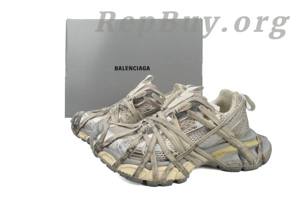 Balenciaga 3XL Sneaker Worn-Out - Brown Grey 778698 W3XLL 9191 - 图片 11