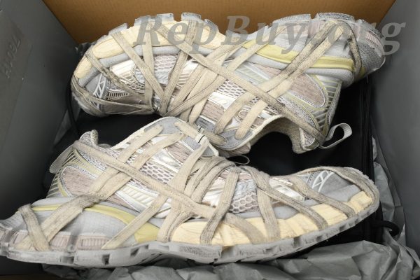 Balenciaga 3XL Sneaker Worn-Out - Brown Grey 778698 W3XLL 9191 - 图片 12