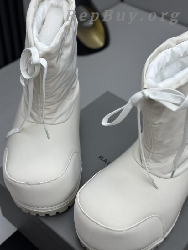 Balenciaga Alaska Low Boot In White Nylon PB 241220 - 图片 9