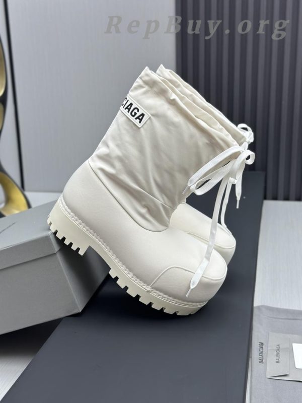 Balenciaga Alaska Low Boot In White Nylon PB 241220 - 图片 6
