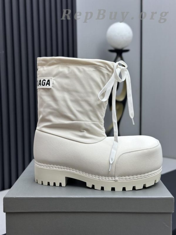 Balenciaga Alaska Low Boot In White Nylon PB 241220 - 图片 2