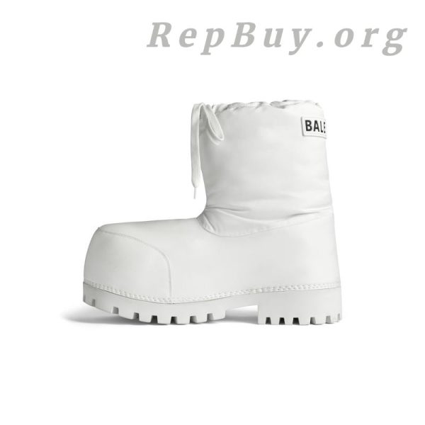 Balenciaga Alaska Low Boot In White Nylon PB 241220