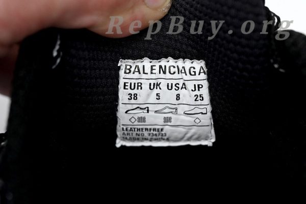 Balenciaga 3XL Sneaker All Black 734733 W2RC6 0203 - 图片 10