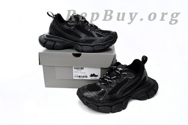 Balenciaga 3XL Sneaker All Black 734733 W2RC6 0203 - 图片 14