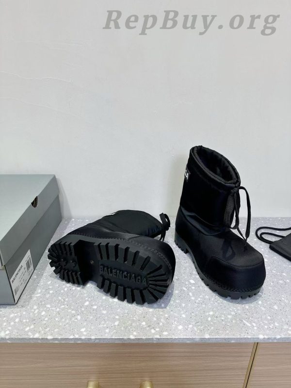 Balenciaga Black Alaska Low Nylon Snow Boot PB 241028 - 图片 5