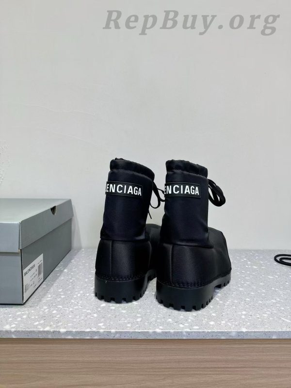 Balenciaga Black Alaska Low Nylon Snow Boot PB 241028 - 图片 4