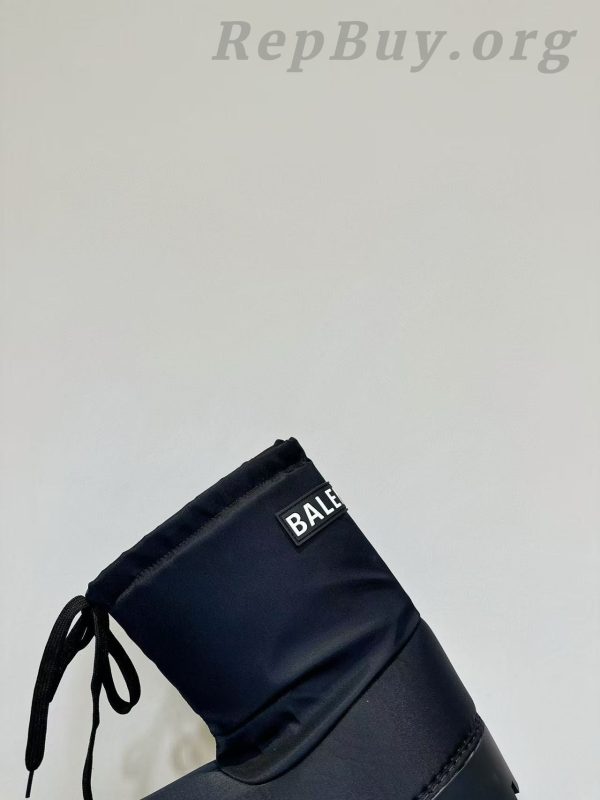 Balenciaga Black Alaska Low Nylon Snow Boot PB 241028 - 图片 6