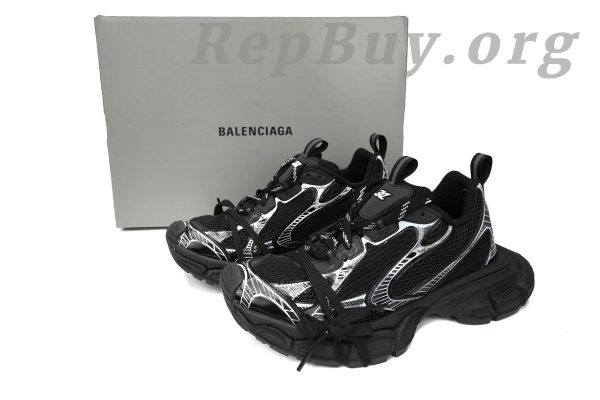 Balenciaga 3XL Sneaker Black And White 542228 W2RB8 1090 - 图片 13