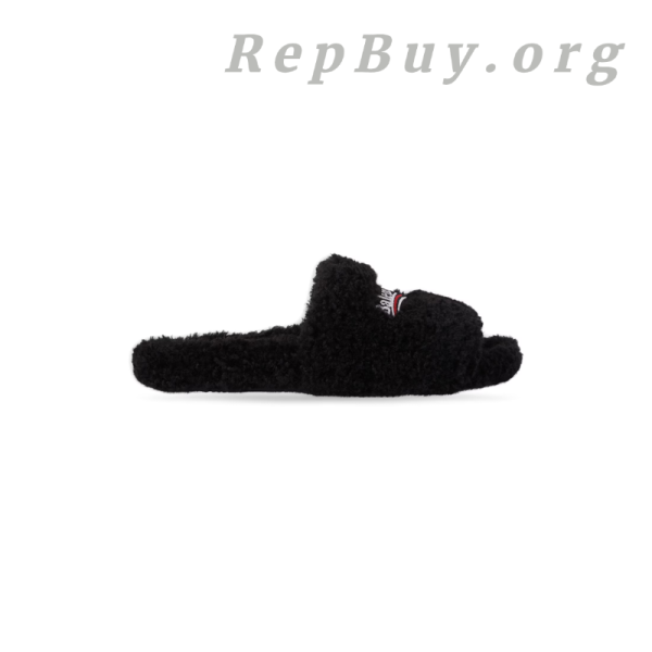 Balenciaga Black Furry Slides(QC needs at least 5 days or more) - 图片 2