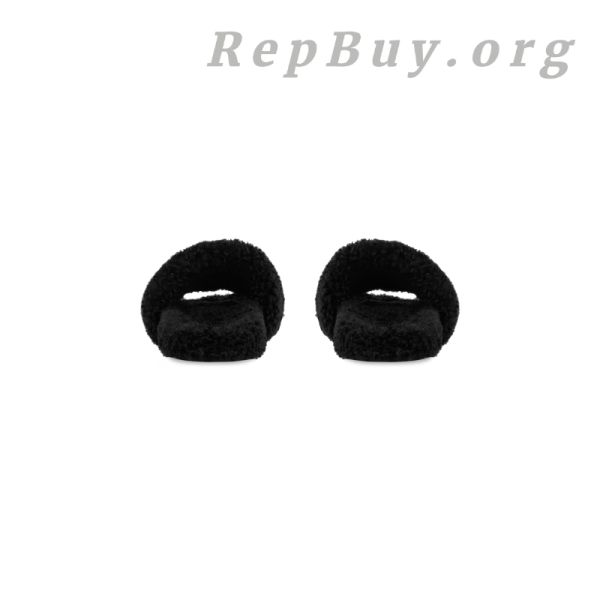 Balenciaga Black Furry Slides(QC needs at least 5 days or more) - 图片 5