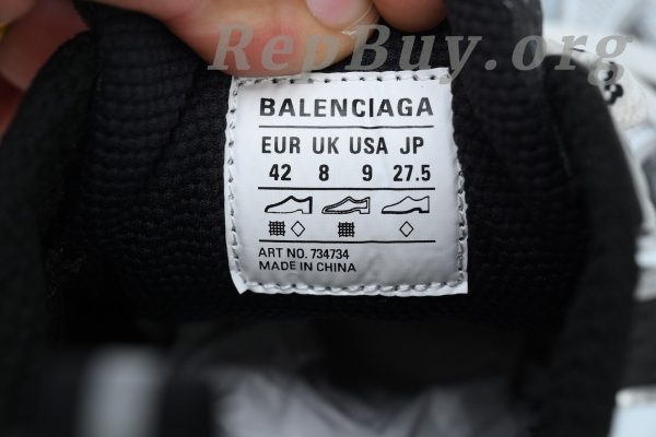 Balenciaga Black Silver 734734 W3XGM 1190 - 图片 6