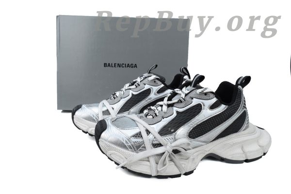 Balenciaga Black Silver 734734 W3XGM 1190 - 图片 11