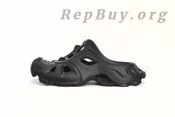 Balenciaga HD Mule Black Rubber 735249W3CES1000