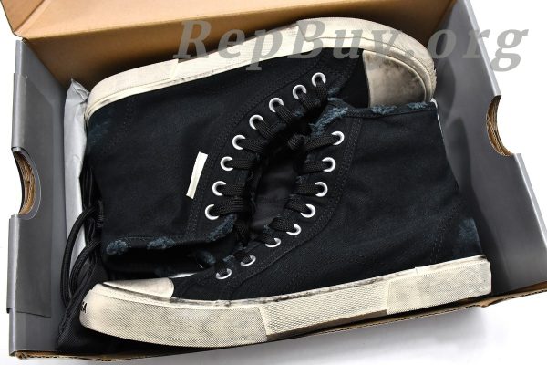 Balenciaga Paris High Top Black 688752W3RC11090 - 图片 2