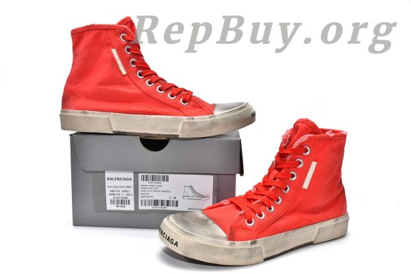 Balenciaga Paris High Top Red (W) 688756W3RC16090 - 图片 4