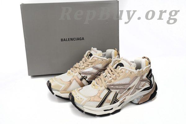 Balenciaga Runner Beige Black White 677403 W3RB3 9891 - 图片 14