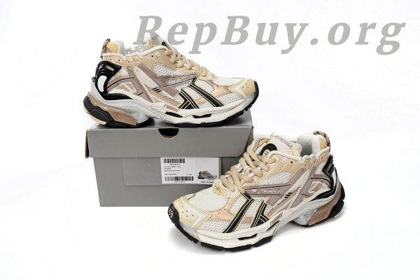 Balenciaga Runner Beige Black White 677403 W3RB3 9891 - 图片 15