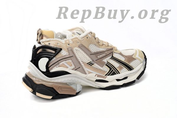 Balenciaga Runner Beige Black White 677403 W3RB3 9891 - 图片 5
