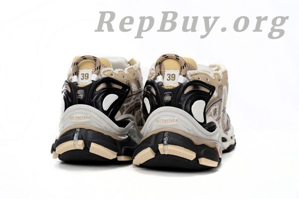 Balenciaga Runner Beige Black White 677403 W3RB3 9891 - 图片 4