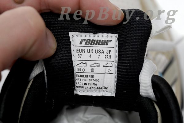 Balenciaga Runner Beige Grey Blue 677402 W5RH6 0312 - 图片 8
